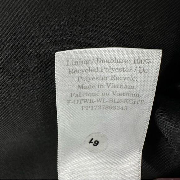 Everlane the 80s Blazer in black Size 00 - Picture 8 of 12